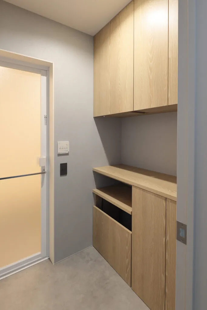 的形の家 ランドリースペース