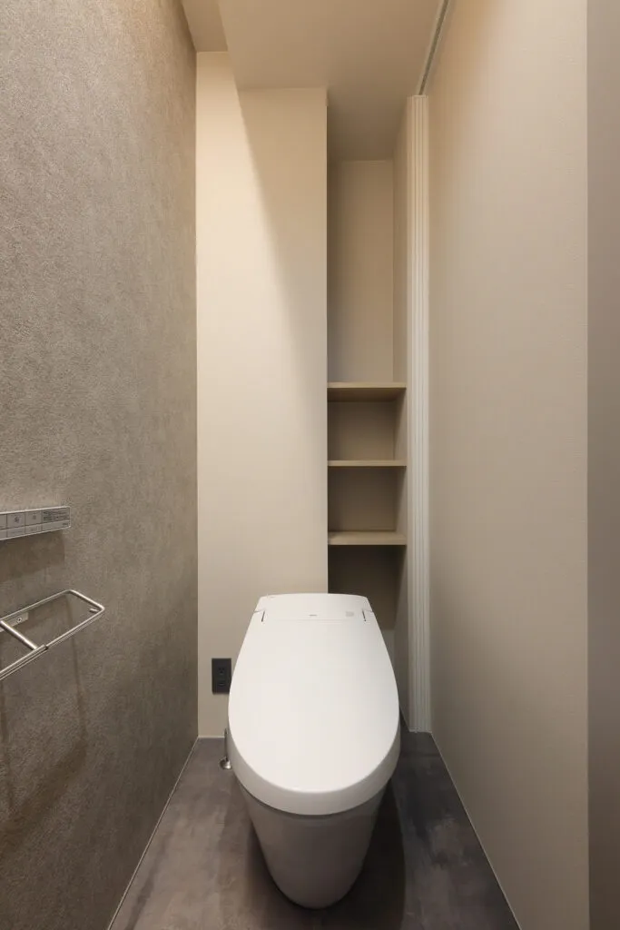 的形の家 トイレ