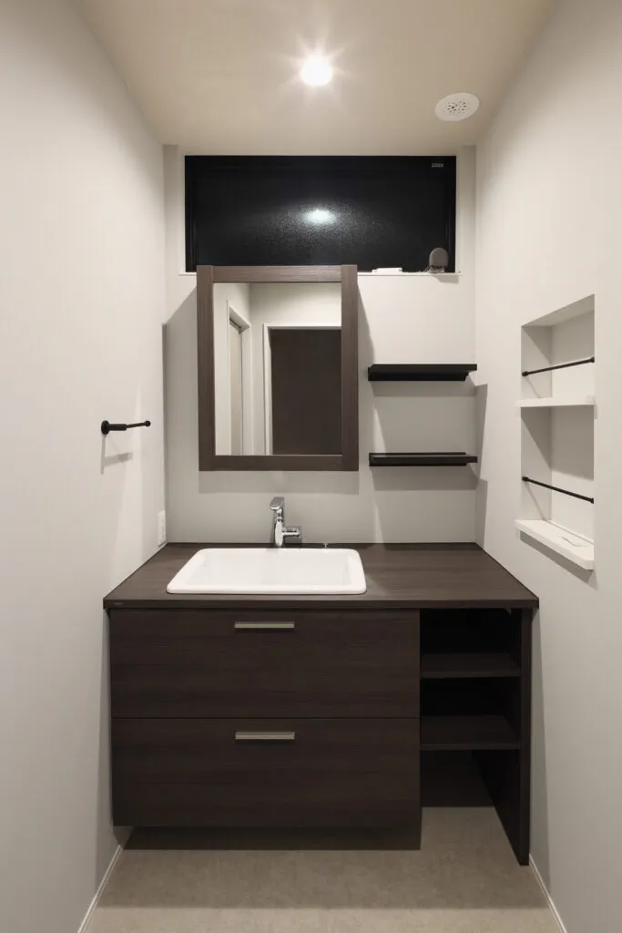 北条の家 洗面台