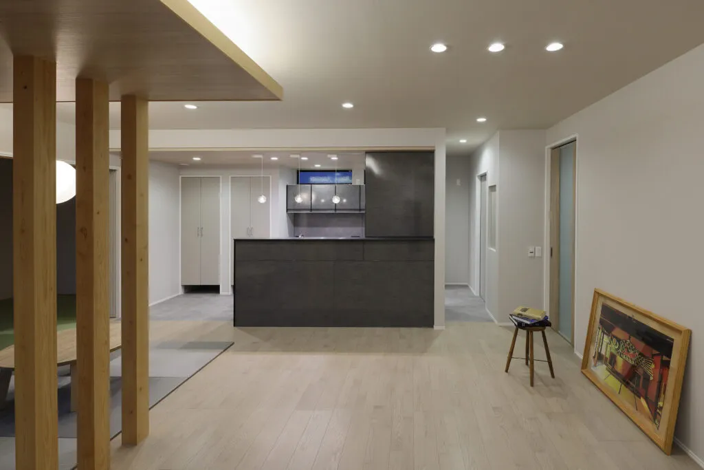 北条の家 リビング