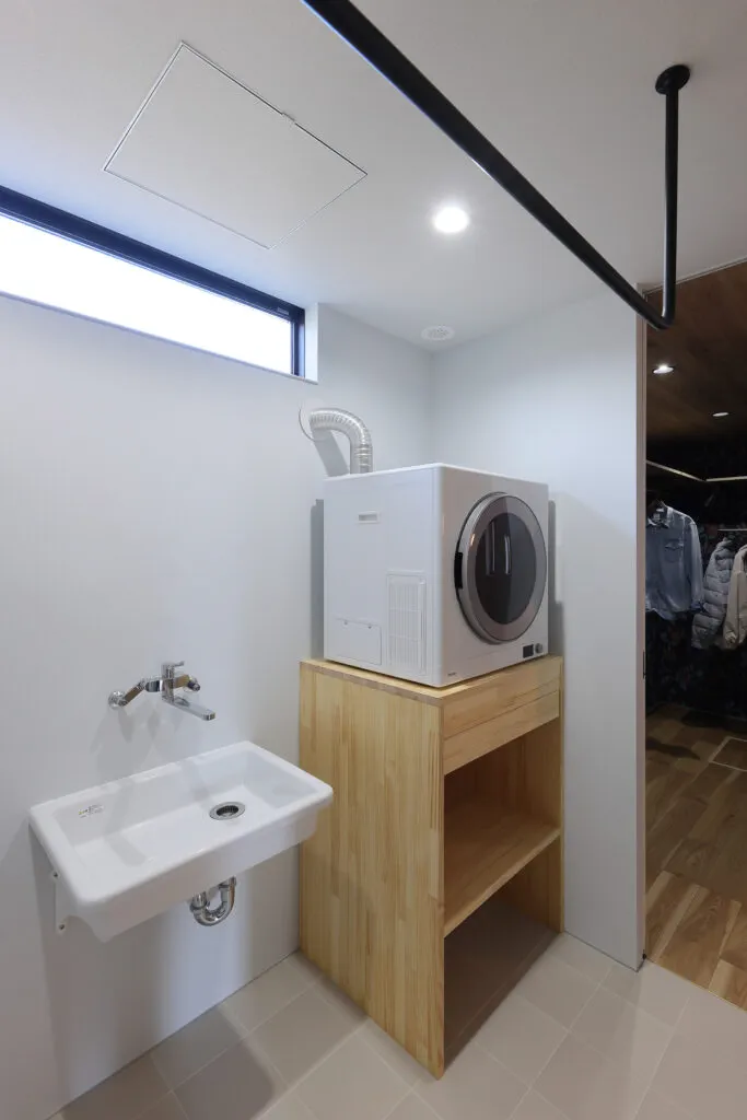 中野町の家 ランドリースペース