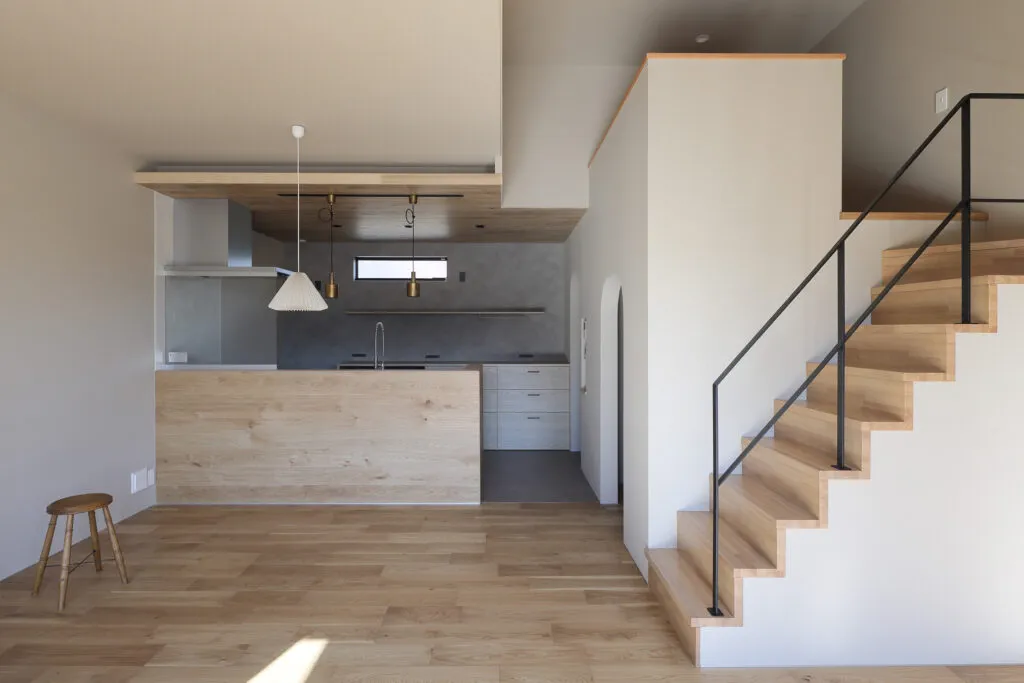 中野町の家 リビング