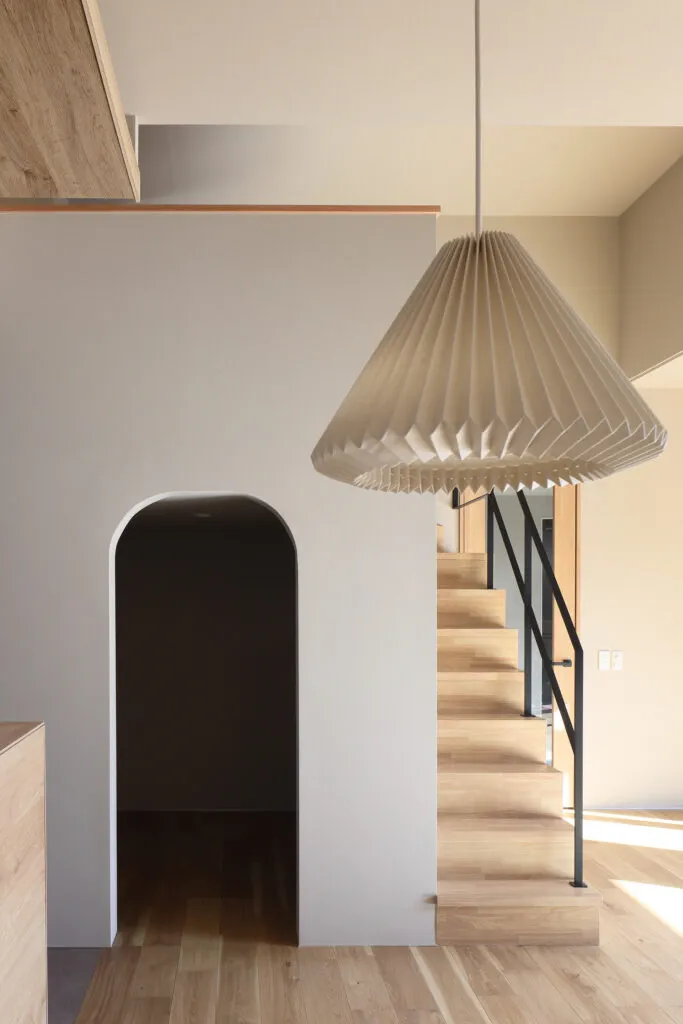 中野町の家 階段