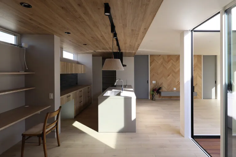 下宮木の家 リビング