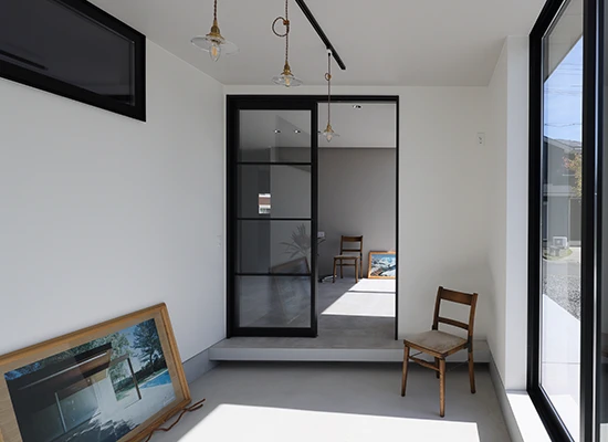 スクエアの平屋住まい 室内