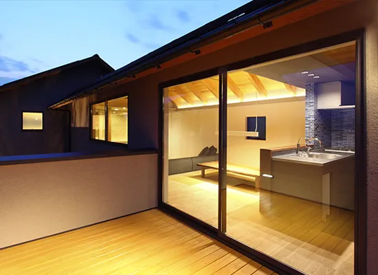 K様邸 バルコニー