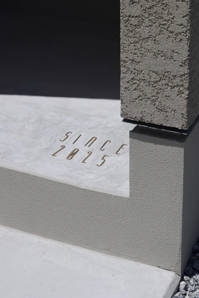 開放的でシンプルな家 施工年