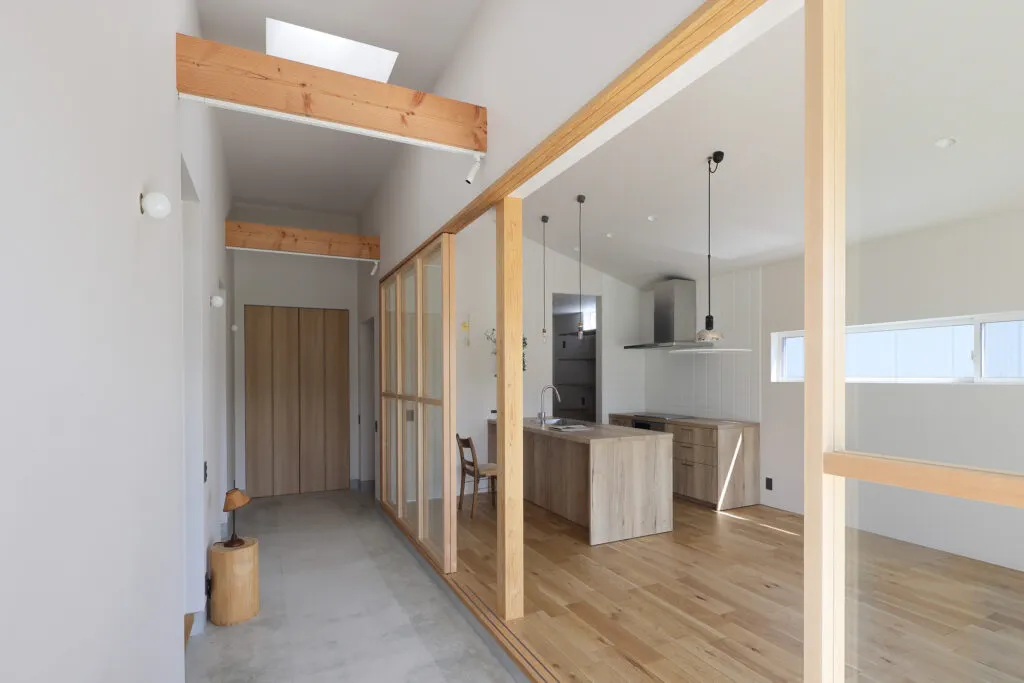 山・畑・郷里の風景と暮らす リビング